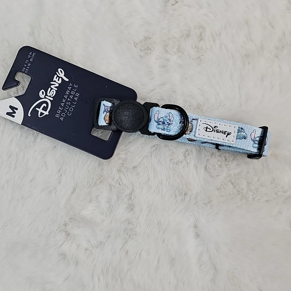 Sassy Meow Disney Stitch Cat Breakaway Adjustable Collar Med 0.6